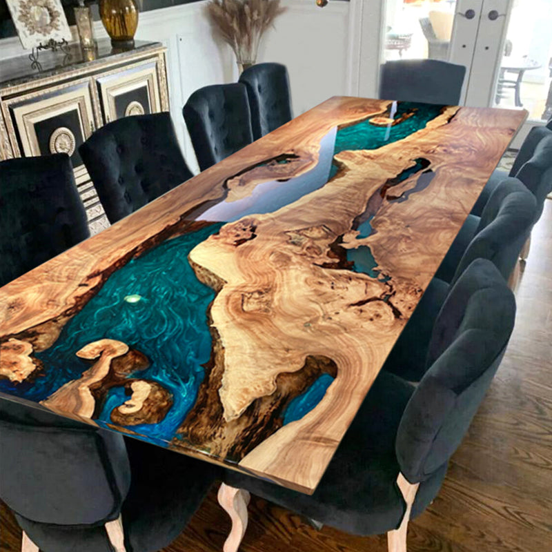 The Art of Frozen Time: A Resin Table